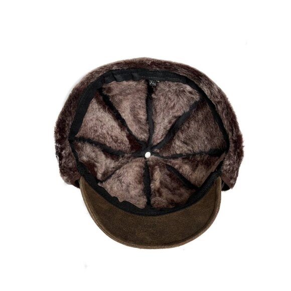Lukkizara's Real Shearling Sheepskin Leather Trapper Hat | Aviator Hat - Picture 6 of 8